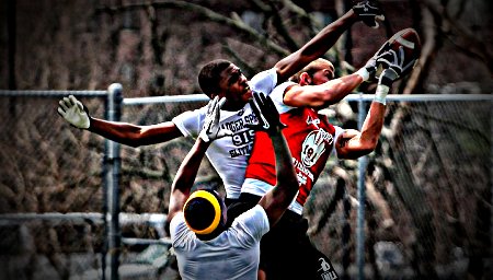 Dustin Creel jump ball